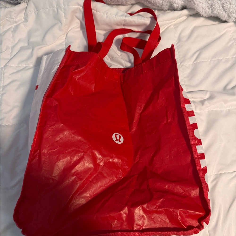 XL lululemon athletica Red Tote Bag